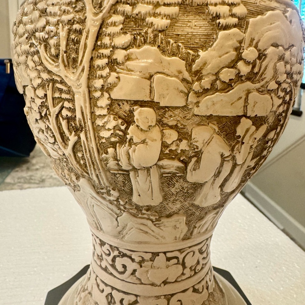 Chinese Table Lamp 1950’s Vintage No Shade works perfectly - Picture 2 of 10